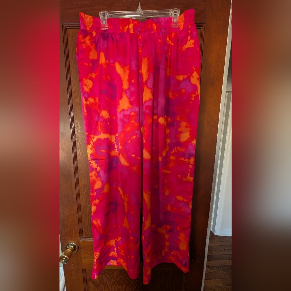 New York & Company Tie Dye Wide Leg Pant